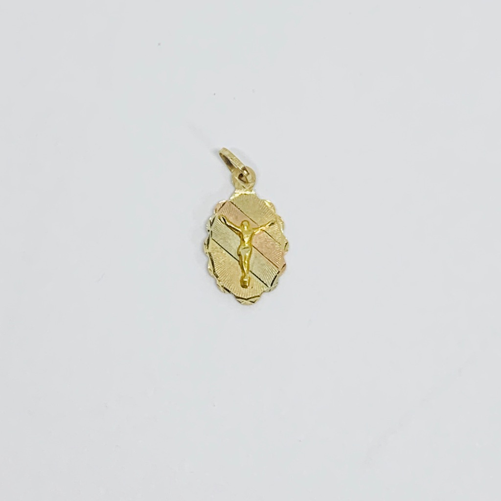 Real 14k Yellow White Rose Gold Religious Cross 287$